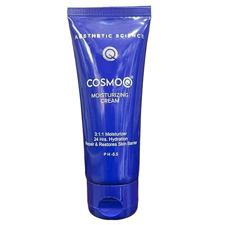 Cosmo Q Moisturizing Cream for Face & Body with Vitamin E & Aloe Vera | Deep Hydration Formula | Lightweight Non-Greasy Texture for Soft Smooth Sk