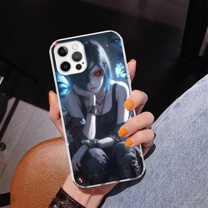 G-Ghoul Tokyo Touka Kirishima Phone Case For iPhone 17 Air 16 Pro Max 16E 15 + 14 Plus 11 12 13 Mini 7 8 SE Gift Print Cover Fun