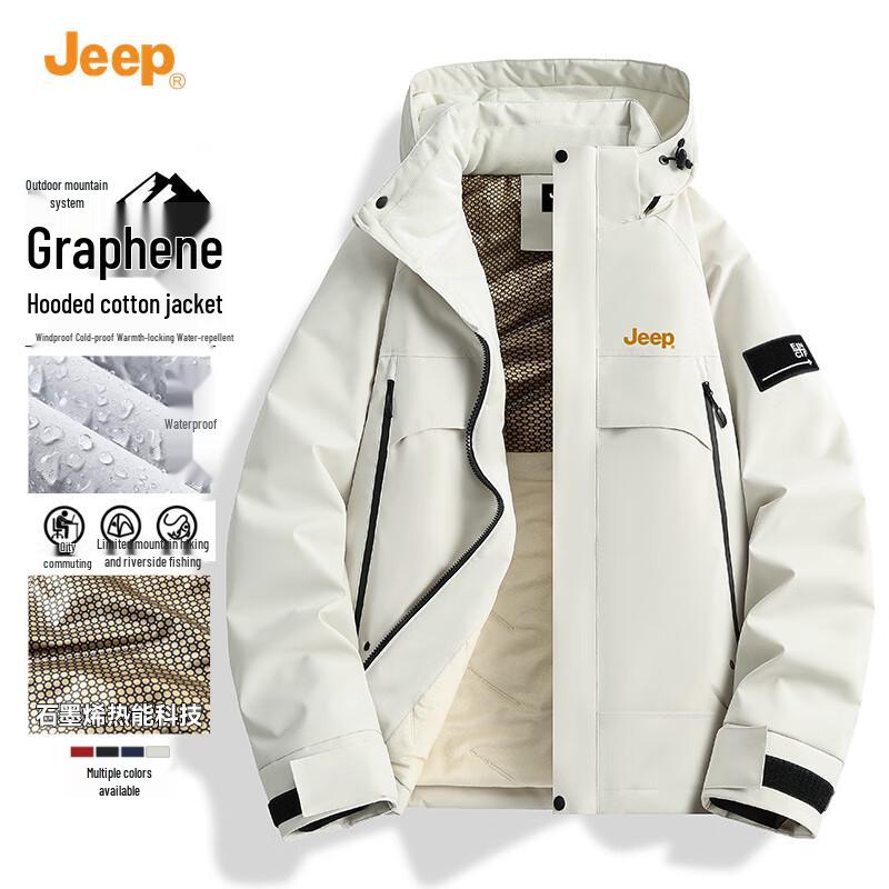 JEEP Men s Hooded Thermal Winter Parka XL