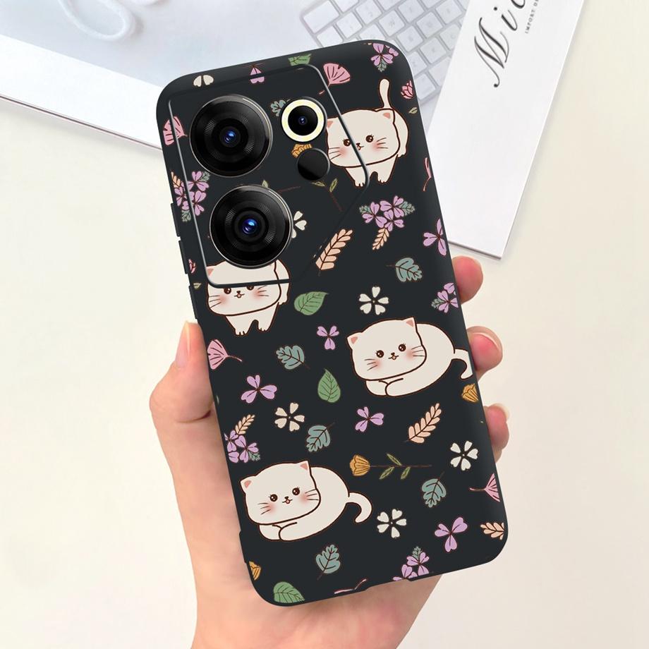 Phone Cover For Tecno Camon 20 Pro 4G 5G Case Soft Silicone Love Heart Jelly Capa For Tecno Camon 20 Premier 20Pro Camon20 Funda