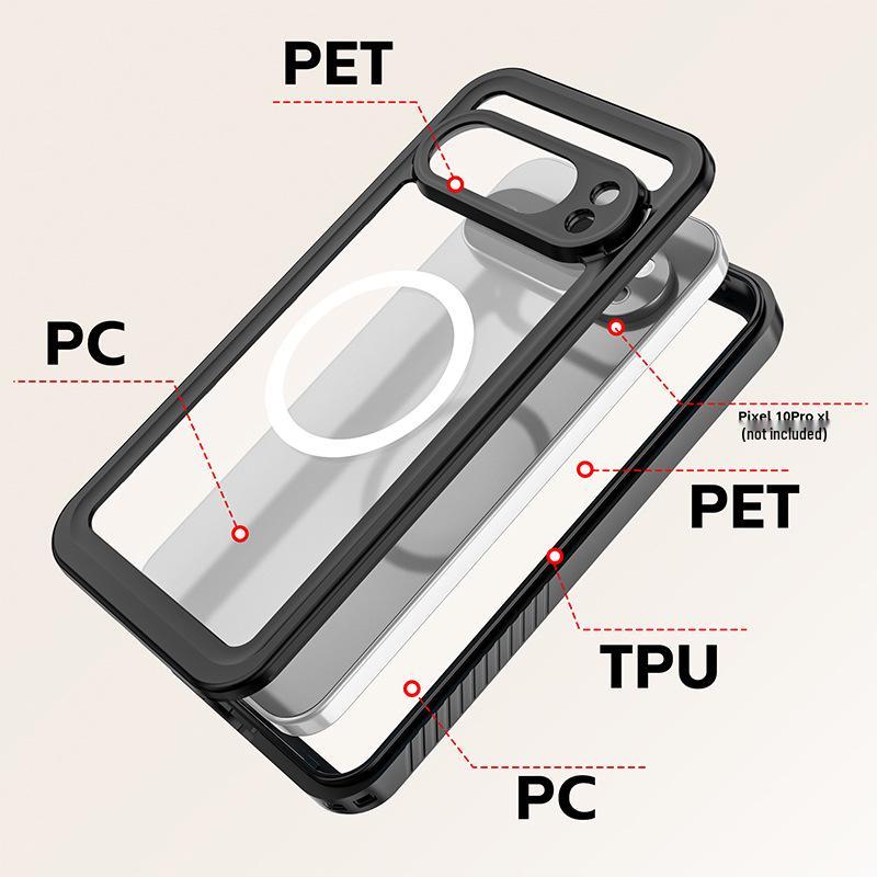 Waterproof and Dustproof Magnetic Case for Google Pixel 10 Pro XL and 10A
