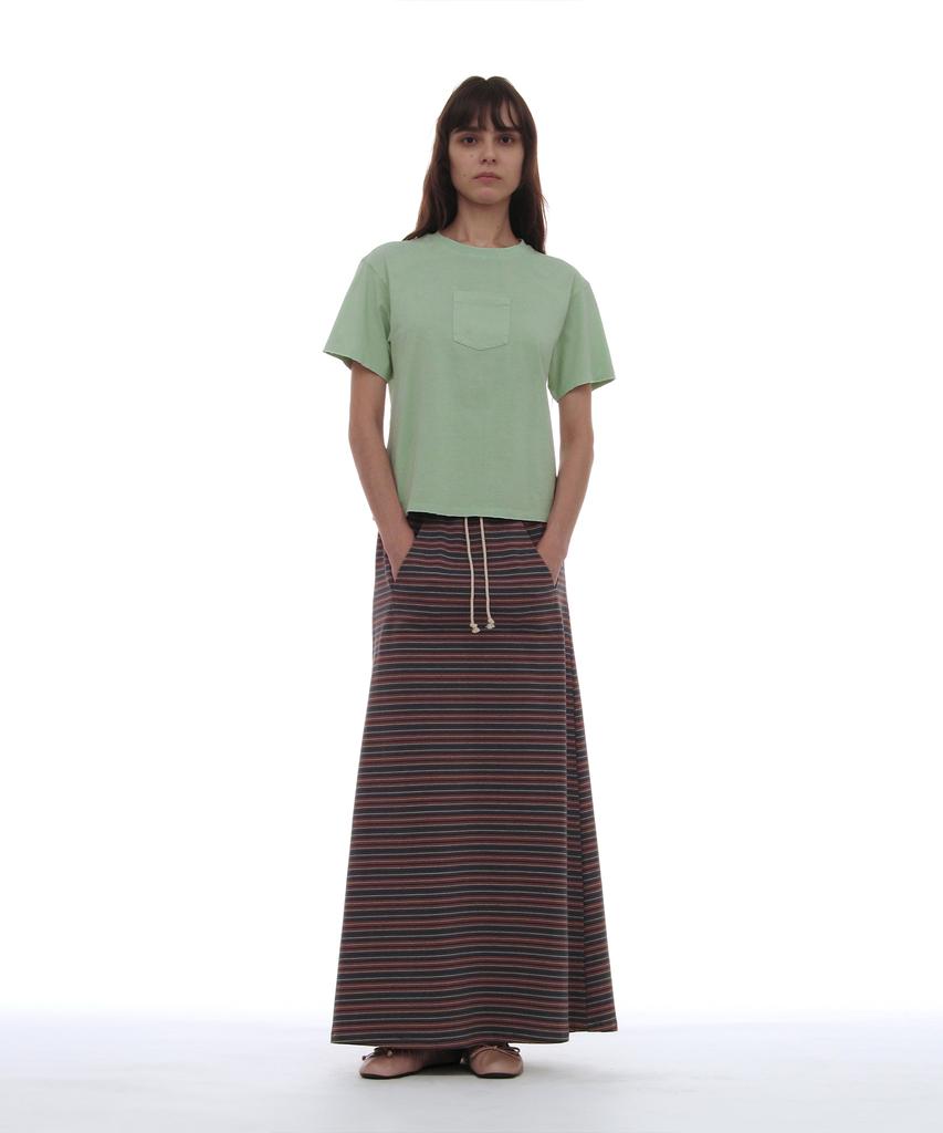 PARTIMENTO WOMEN Pwc Garment Dyed Pocket Tee_Apple Mint