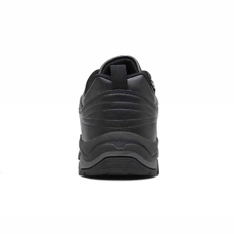 Mode Herren Sneaker zum Schnüren schwarz Outdoor Wanderschuhe Low-Top Trekkingschuhe Atmungsaktiv Rutschfest Abriebfest Modeschuhe für Herren