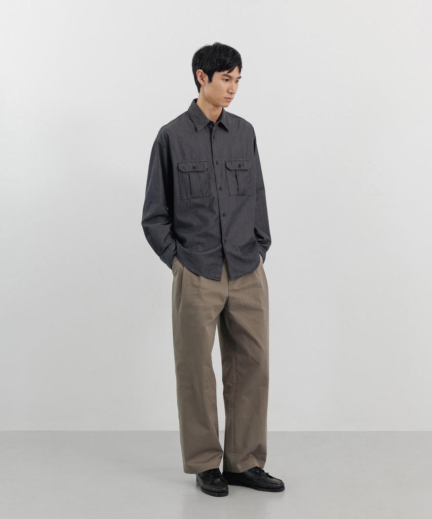 BLANKROOM Maren Shirt_Gray Denim
