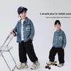YOYO Fairy Tale Boys' Denim Long Sleeve Shirt Jacket