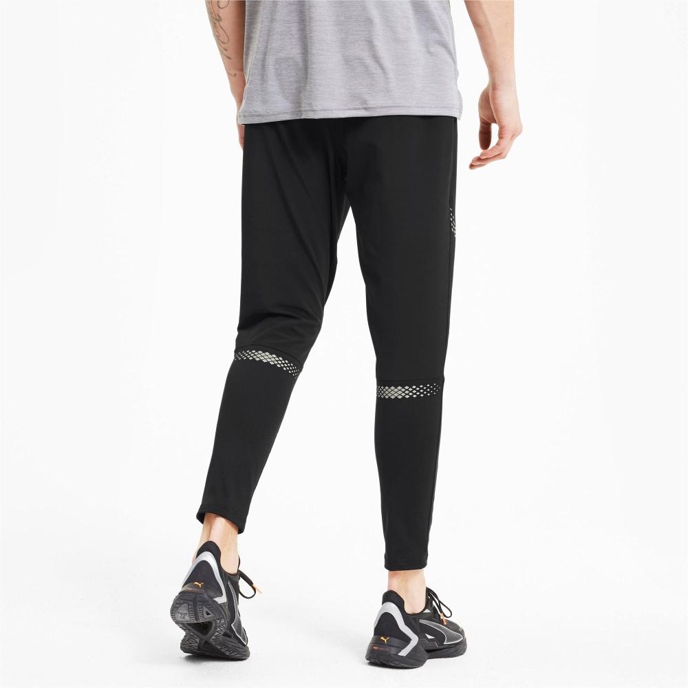 Puma Runner ID Tapered Sports Joggers Men Bottoms Black 519384-01