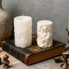 Flexible Silicone Mold Handmade Scented Candle Mould Embossed Cylinder Soap Jewelry Mold Home Decoration Mold