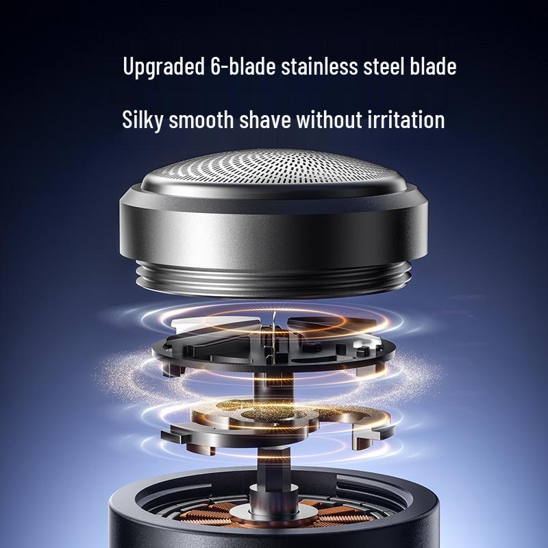Rechargeable Portable Washable Mini Electric Shaver for Men