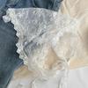 Frilly Cute Lace Bandana Scarf Convertible Triangle Head Wrap Waist Chain Belt Accessory For Sexy Women Trendy Aesthetic Outfit