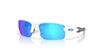 Oakley Sunglasses Frame Color Polished Lens Prizm 59mm 0OO9511, (Front) White, Color SAPPHIRE,