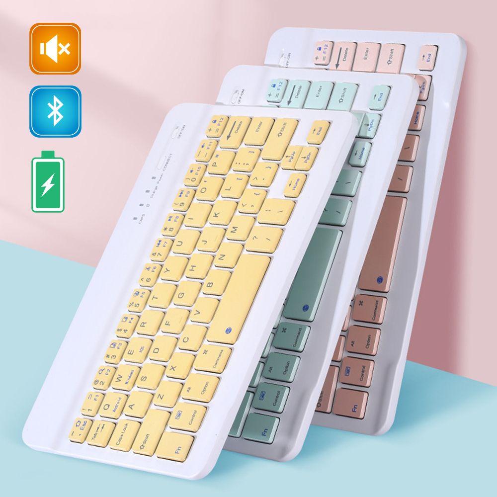 

Красочная профессиональная перезаряжаемая портативная беспроводная Bluetooth ультратонкая клавиатура