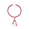 Gothic Blood Drop Necklace Tassel Halloween Earrings Creative Halloween Collarbone Chain  Cosplay