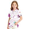 Girls' School Uniform Printed T-Shirt for Back To School Casual Wear