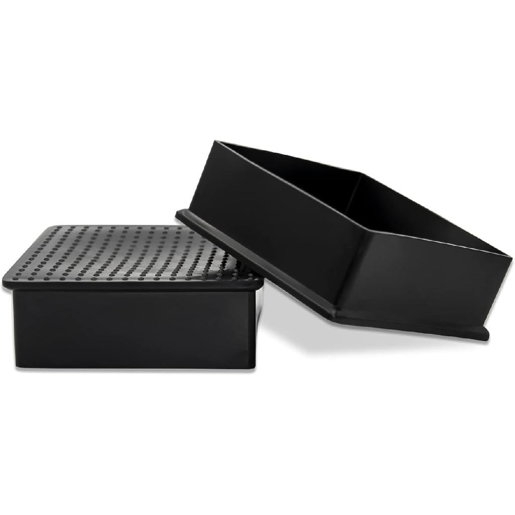 Flyshop Square 4PCS Non-Scratch Furniture Caps Non-Marking PVC Chair Leg Floor Protectors Fit for 4" x 4", 100 x 100 mm