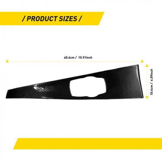 1PCS Center Multimedia Frame Trim Carbon Fiber Fit BMW 4Series F33 F36 2014-