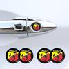 2/4/6 Stück Auto Türschloss Schlüsselloch Aufkleber Auto Schlüssel Aufkleber Emblem für FIAT Abbas Abarth 500 Panda Bravo Punto Tipo Linea Ducato Freemont