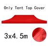 3X3m/3x4.5m Replacement Four-Corner Tent Cloth Canopy Top Cover Rainproof Foldable Pavilion Replace Gazebo Canopy Top Cover