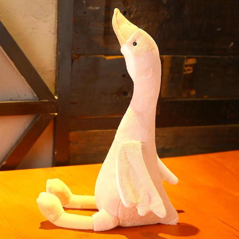 Cute White Pink Gray Swan Plush Toy Plush Doll Pillow For Kids Baby Gift And Comfort