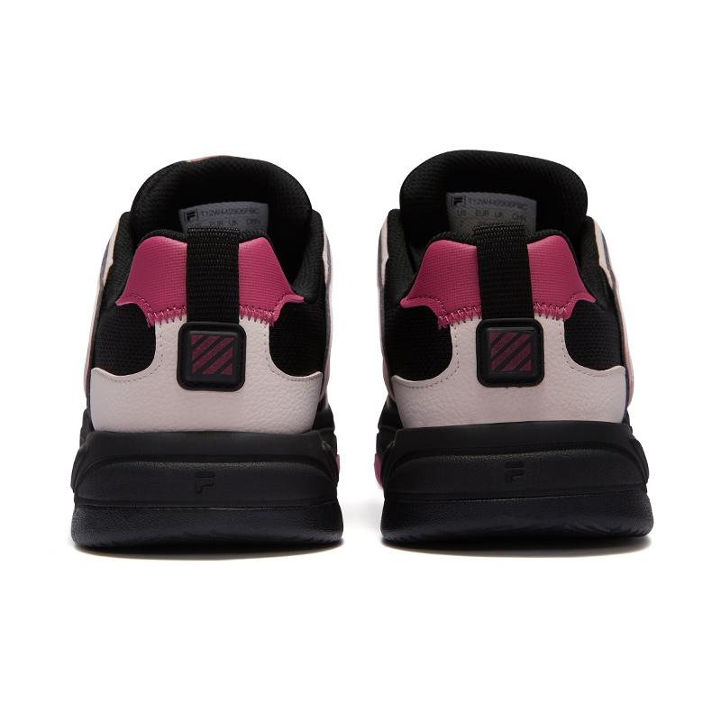 Fila Fusion Bank II Casual Lightweight Low-Top Sneakers Women Sneakers Black Purple T12W442906FBC