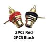 4/10Pcs 3.5Mm Av Plug Nickel Plated Female Socket Lotus Connector Chassis Panel Mount Adapter Audio Terminal Plug