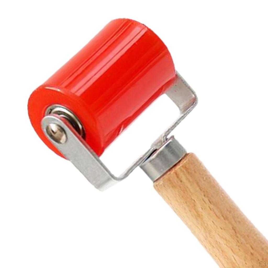 Tapetennahtroller Bauwerkzeug Komfortabler Griff Handdruckrad für Vinylfenster