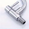 1pc SUS304 Stainless Steel Splash-Proof Faucet Brushed Finish Wall-Mounted Single Cold Faucet with Valve Core, Classic Design for Kitchen Sink Faucet