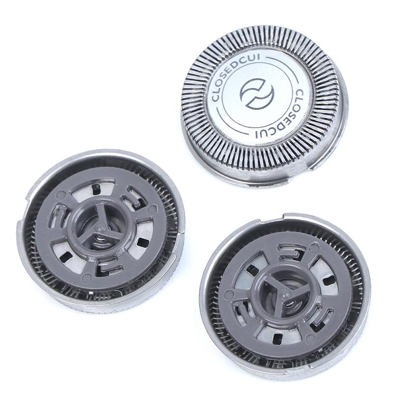 3Pcs Replacement Shaver Head For Philips HQ56 HQ55 HQ4+ HQ3 Reflex Plus Blade Head, Blade, Knife