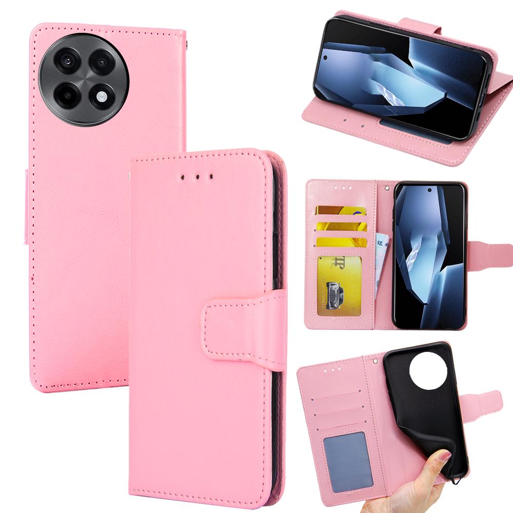 For OnePlus Ace 5 Pro 5G/Ace 5 5G Case Wallet PU Leather+TPU Folding Stand Phone Cover