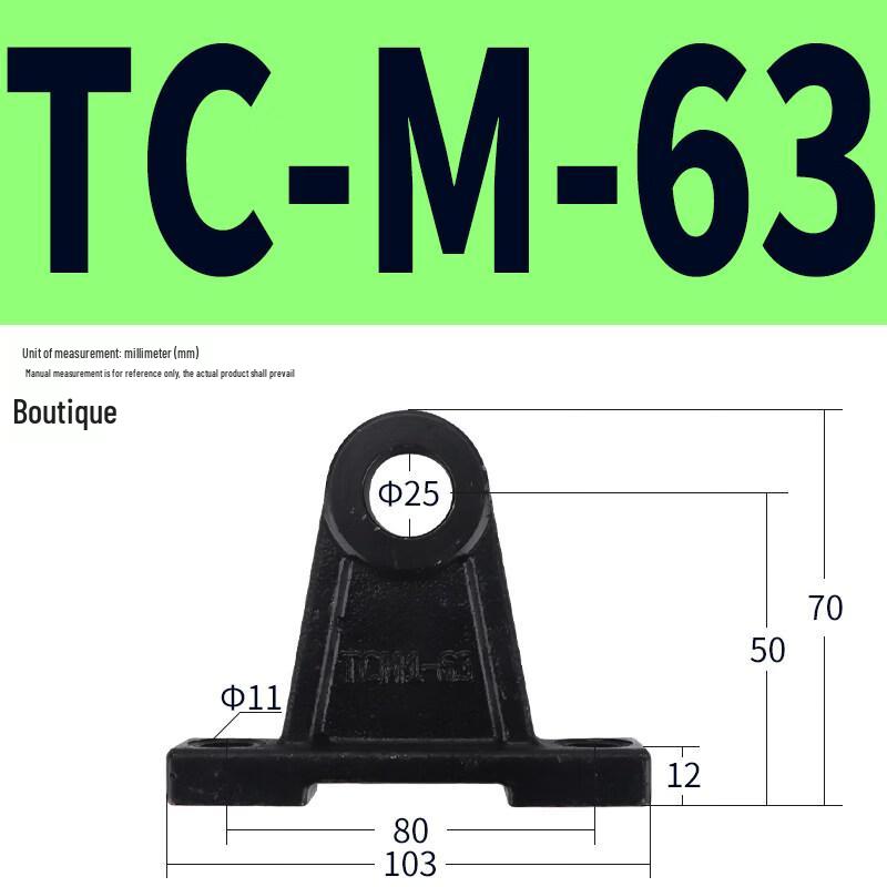TCM1 Series Center Pivot Air Cylinder Mounting Bracket