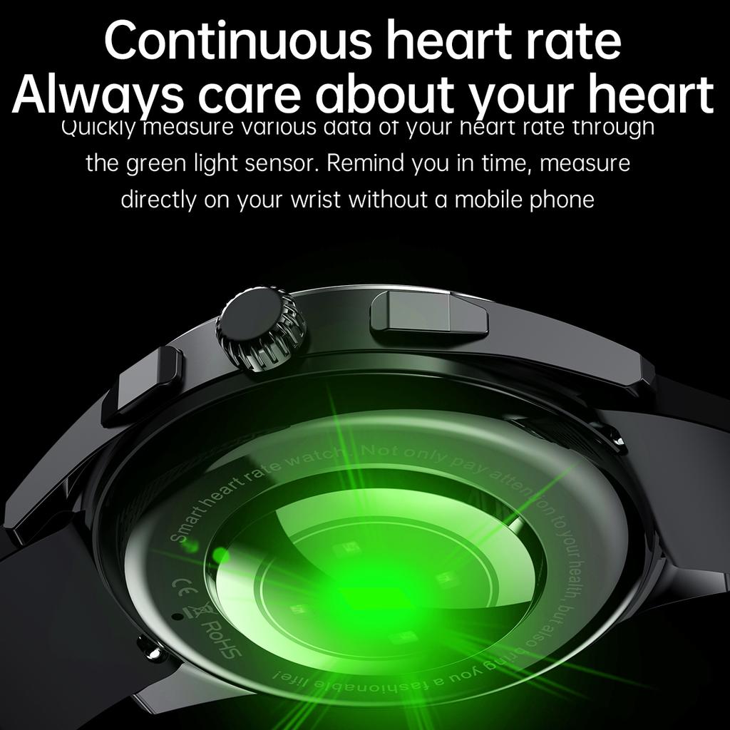 Men Blue Tooth Call Heart Rate Smart Watch Ai Voice Assistant Wireless Charging Sports Fitness Tracker Women Smartwatch
