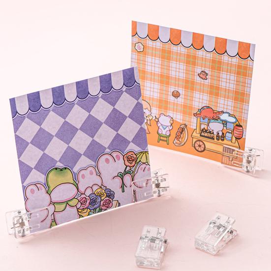 20Pcs File Clips Artwork Hanging Clips Clear Plastic Wall Sticky Spring Clips Photo Poster Paper Strong Grip Clips