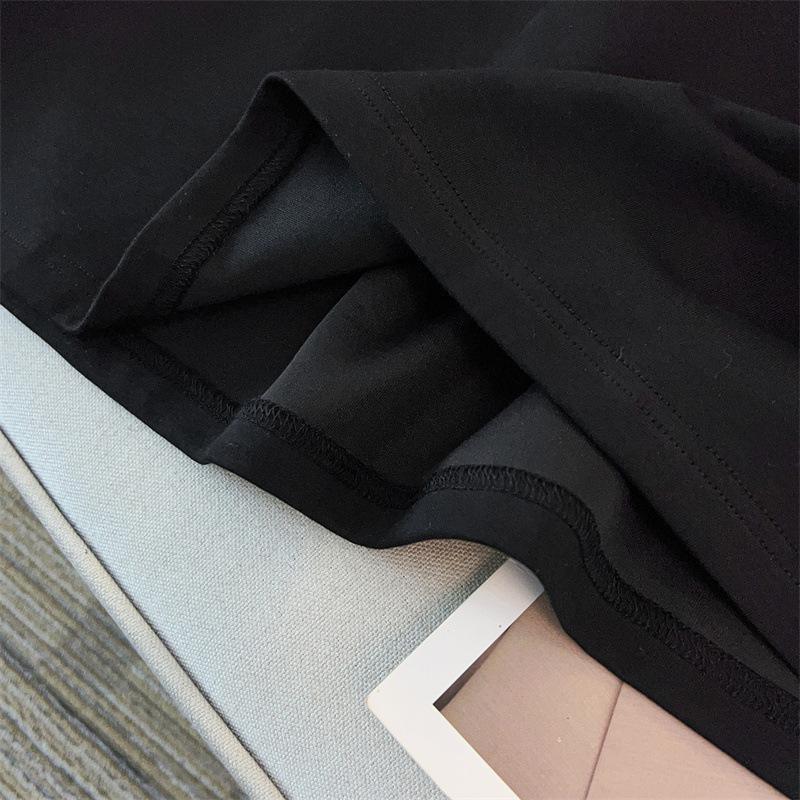 Plus Size Women's V-Neck Sweatshirt: Loose Fit, Slimming, Bust 150-160 Cm, Fits 200-350 Jin