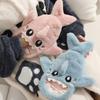 PVC Plush Shark Hot Water Bottle Insulating Winter Warm Bottle Portable Heat Reusable Bag  Home