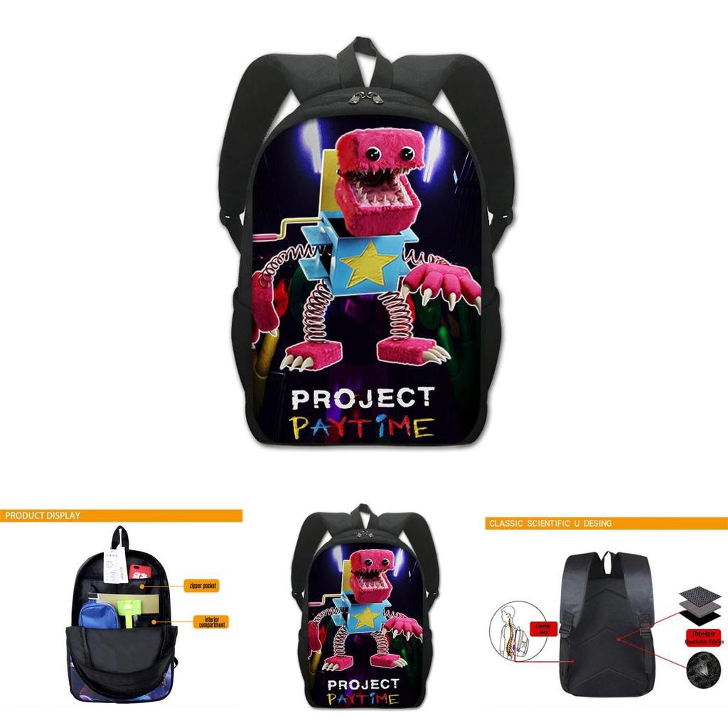 Boxy Boo Backpack Large Capacity Schoolbag Travel Bag Kids Gift