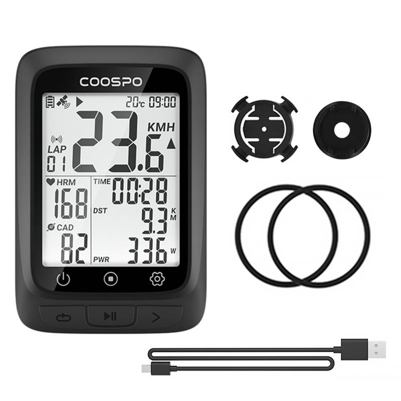 COOSPO BC107 Bicycle GPS Computer IP67 Waterproof ANT+ Bluetooth 5.0 Wireless Intelligent Bicycle Odometer Speedometer2