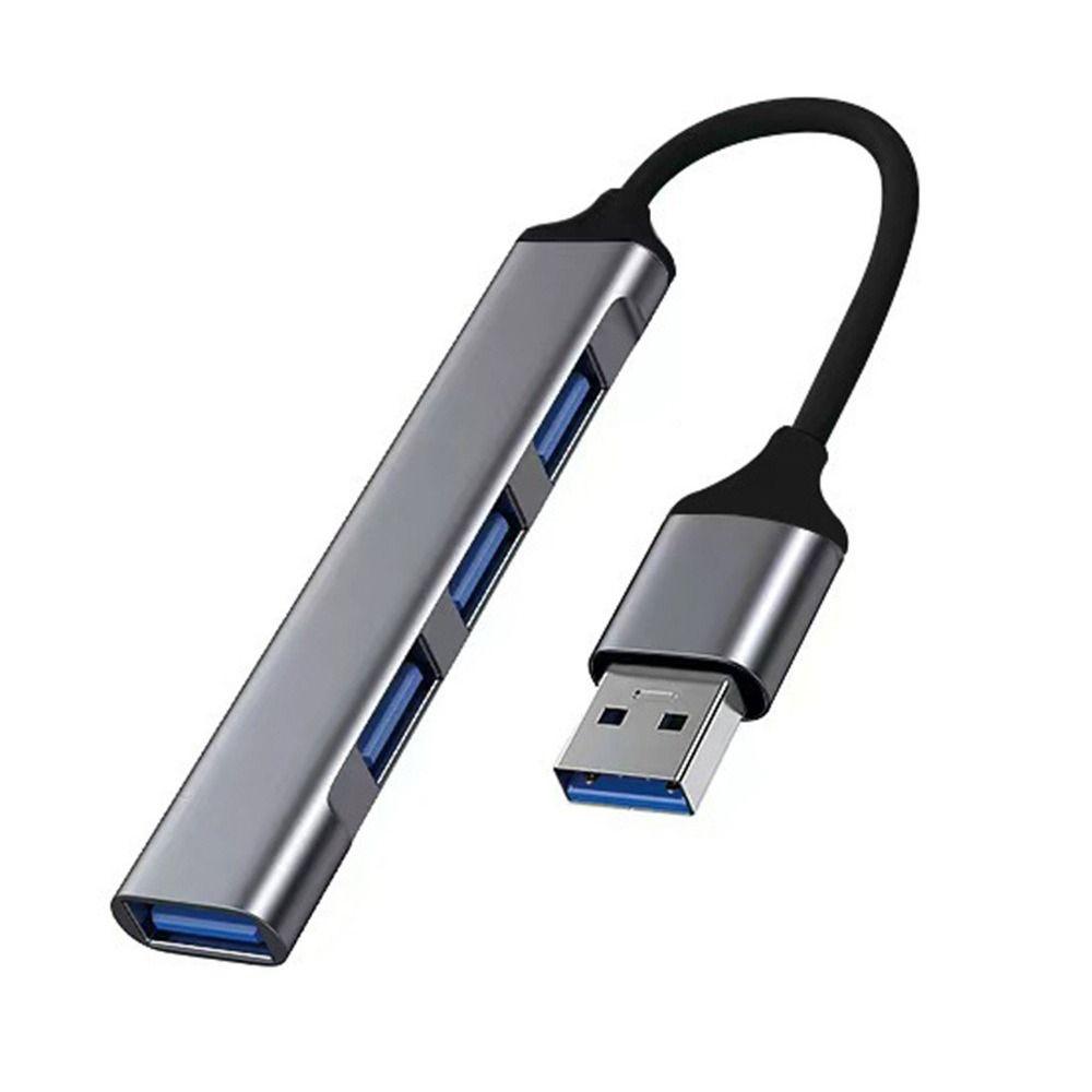 

Высокоскоростной разветвитель Type-C 4 в 1 OTG адаптер Универсальная док-станция USB 3.0 U Disk USB 3.0-Grey