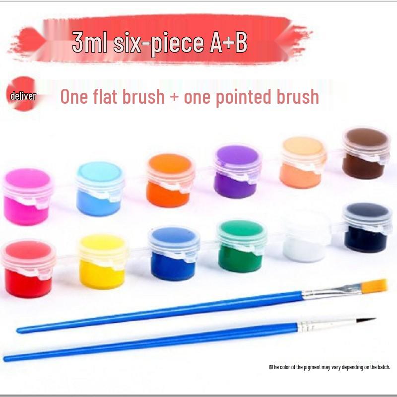 Children s DIY Creative Acrylic Paint Set with Easel & Brushes