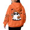 Women's Hooded Gradient Printed Long Sleeved Sweatshirt Loose Women's Sweatshirt  Sweatshirt