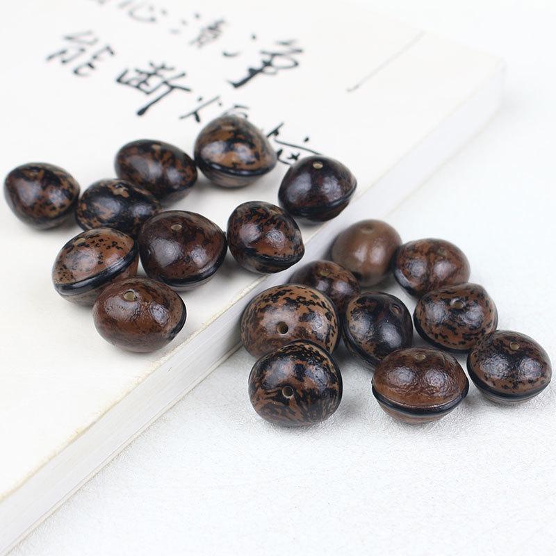 Wood Fish Fruit Bodhi Seed Loose Beads for DIY Bracelets and Rosary Jewelry