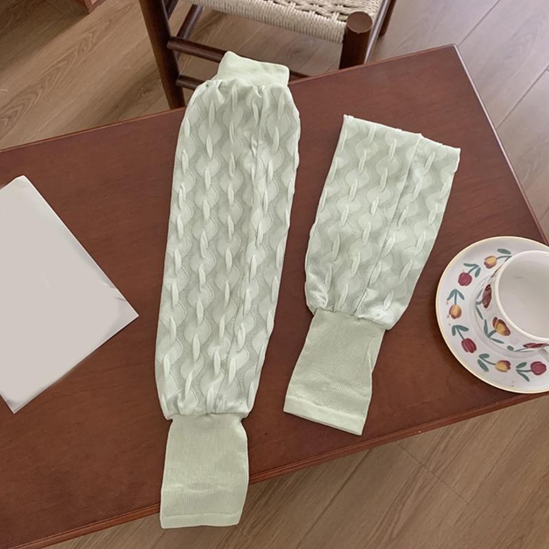 Women Fingerless Ice Silk Cooling Gloves Sunproof Arm Sleeves for Efficient Sun Protections and Everyday Use Armwear