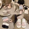 Fashion Winter Women's Heart-Shaped Slippers Love Mute Soft Sole Shoes Indoor Comfortable Cute Silent Carpet Light Living Room