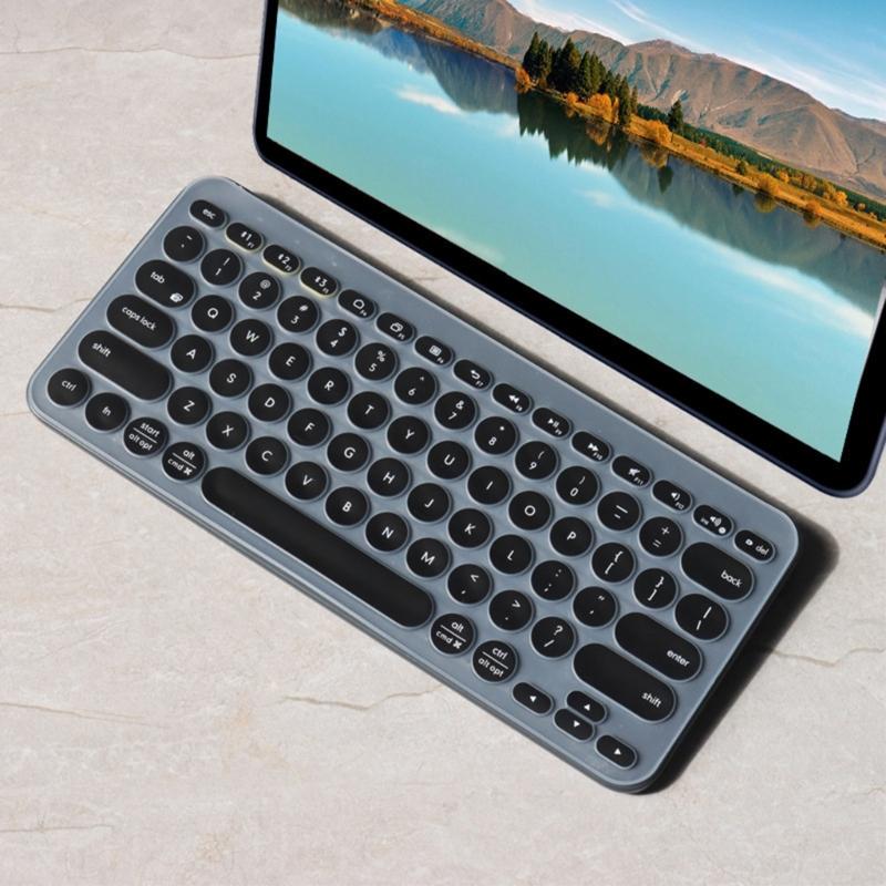Flexible Silicone Keyboards Cover Slim Fit Design Waterproof Protections Easy Maintenance Protector Skin For K380