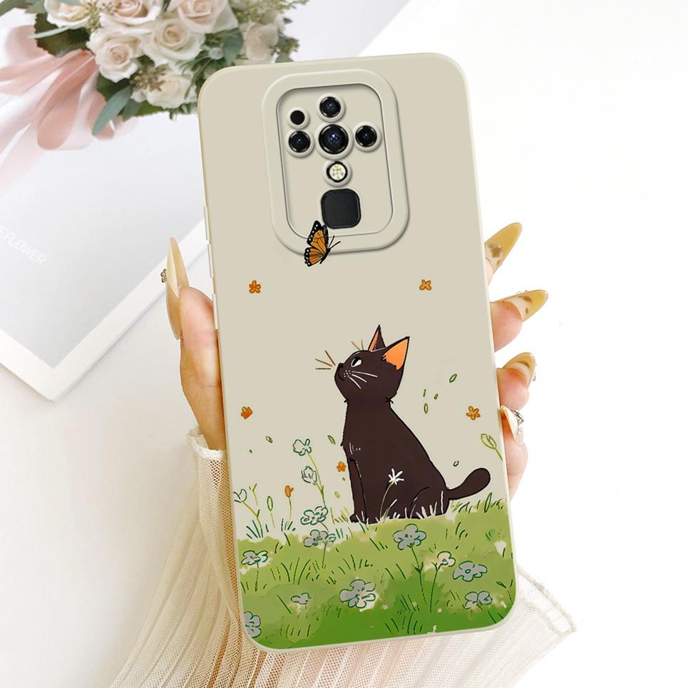 

Cat Chinese Loogn Dragon Cartoon Painting Casing For Tecno Camon 16 16Pro Soft Matte Silicone Phone Case On Camon 16 Prime Camon 16 16 Pro