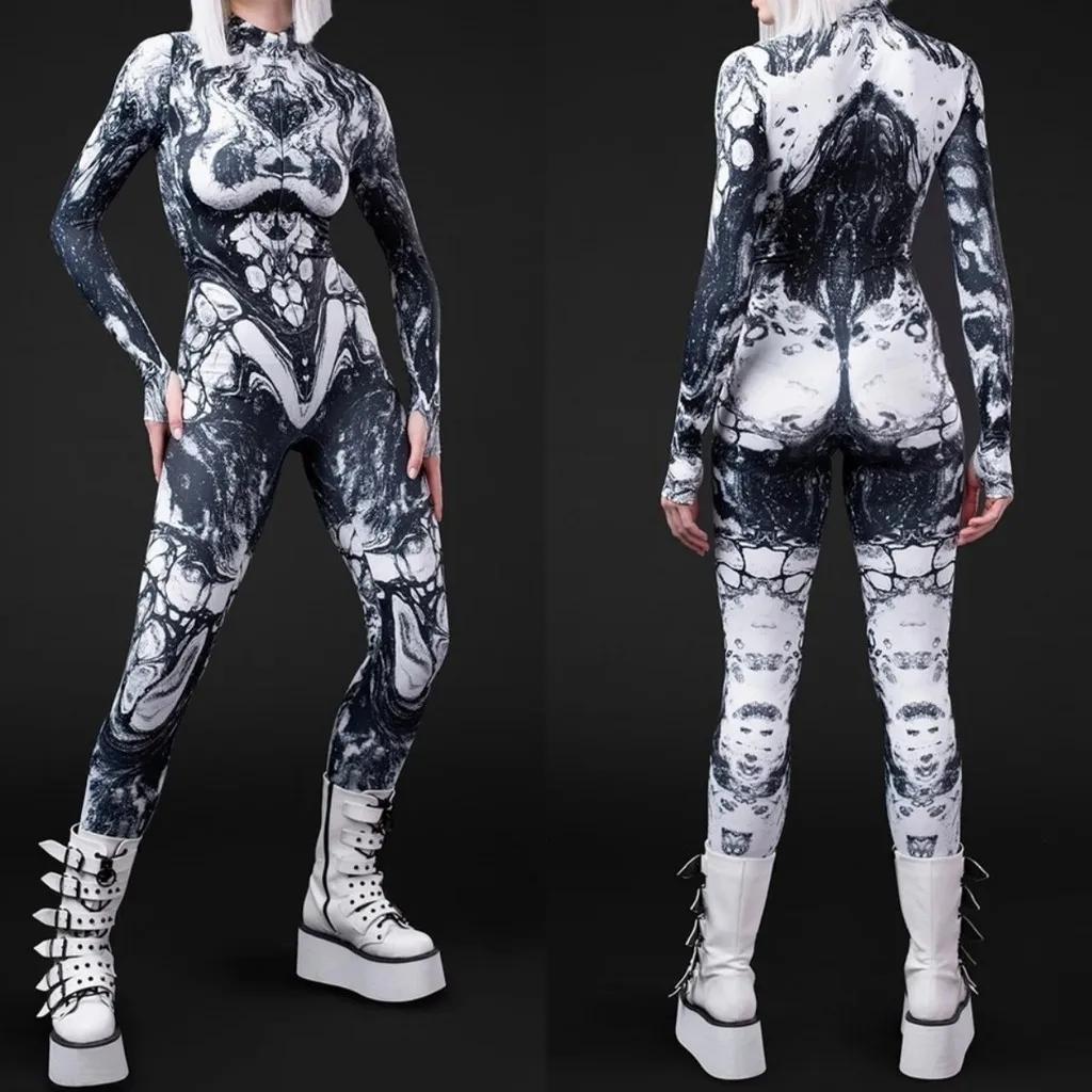 3D Digitaldruck Bühnenkostüme für Erwachsene Halloween-Event Karneval Mottoparty Cosplay Kostüm Rollenspiel Spiel Anzug