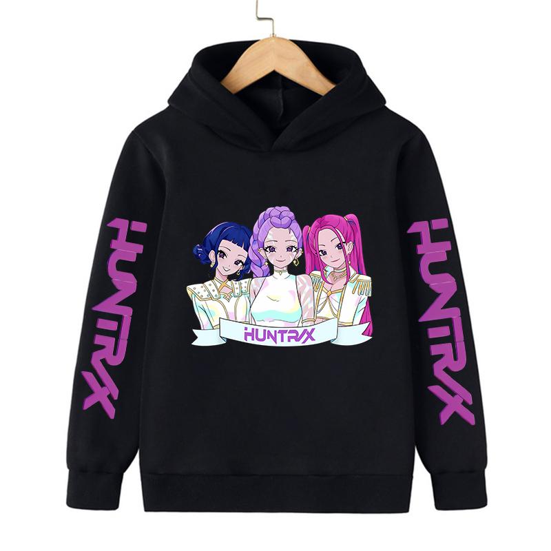 Hoodies Sweatshirts Girls Children's Cartoon Print Fashion Sweatshirt Cute Casual Comfortable Hoodie Girl Children