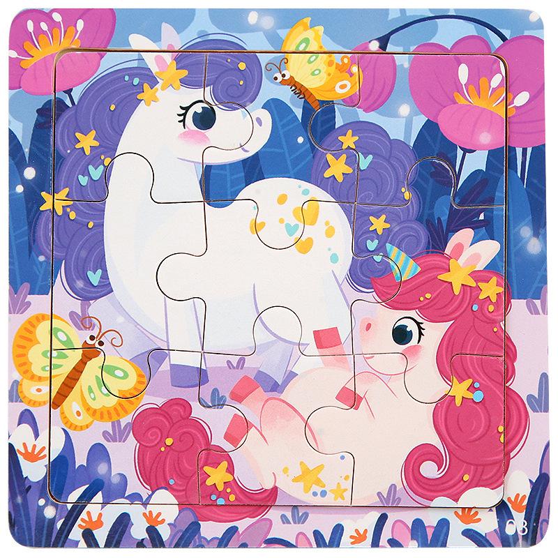 Wooden Educational Jigsaw Puzzle for Kindergarten Children - Fun Hands-On Matching Game