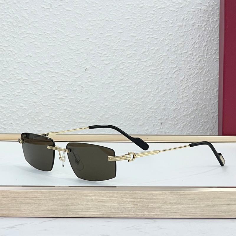 

CT0535S High-End Retro Rimless Small Frame Sunglasses