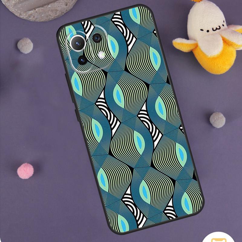 

African Wax Pattern Fabric Case For POCO X3 X5 X6 M6 Pro F6 F3 F5 M5s Xiaomi 14 13 Ultra 12 Lite 11T 12T 13T Pro Cover POCO F3