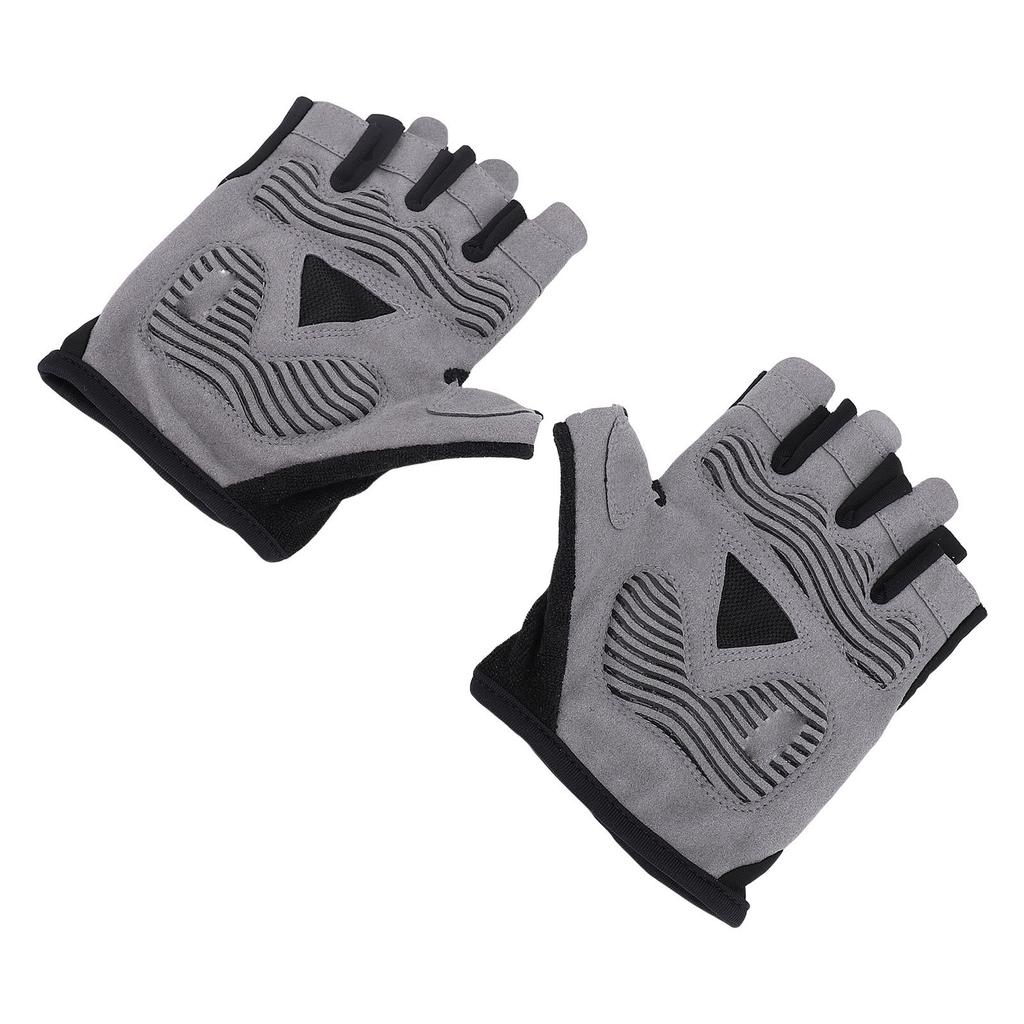 1 Pair Half Finger Cycling Gloves Sports Bike Gloves for Men Women Shock Absorbing Anti Slip