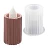 Gestreifte Zylinder Kerzenhalter Formen zur Herstellung von Teelichthalter Kerzenhalter Kerzenständer Heimdekorationen DIY Kunsthandwerk